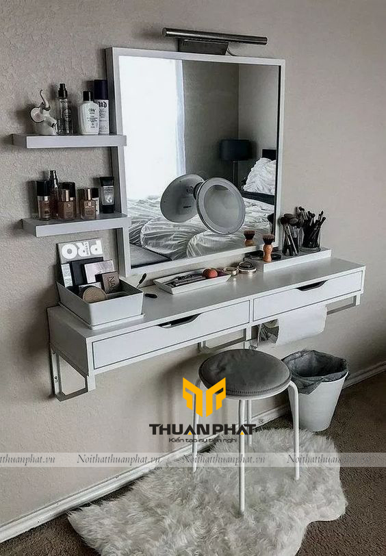 Bàn Phấn Hiện Đại Treo Tường  BP 10