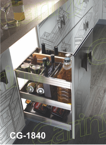 Giá dao thớt inox hộp Cariny CG-1840