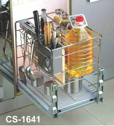 Giá dao thớt inox sợi Cariny CS-1641