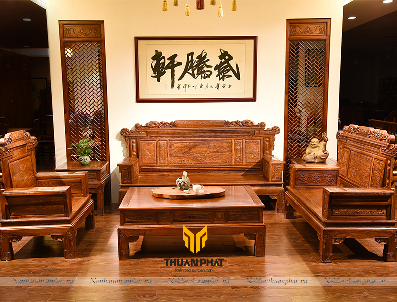 Phòng Khách gỗ tự nhiên