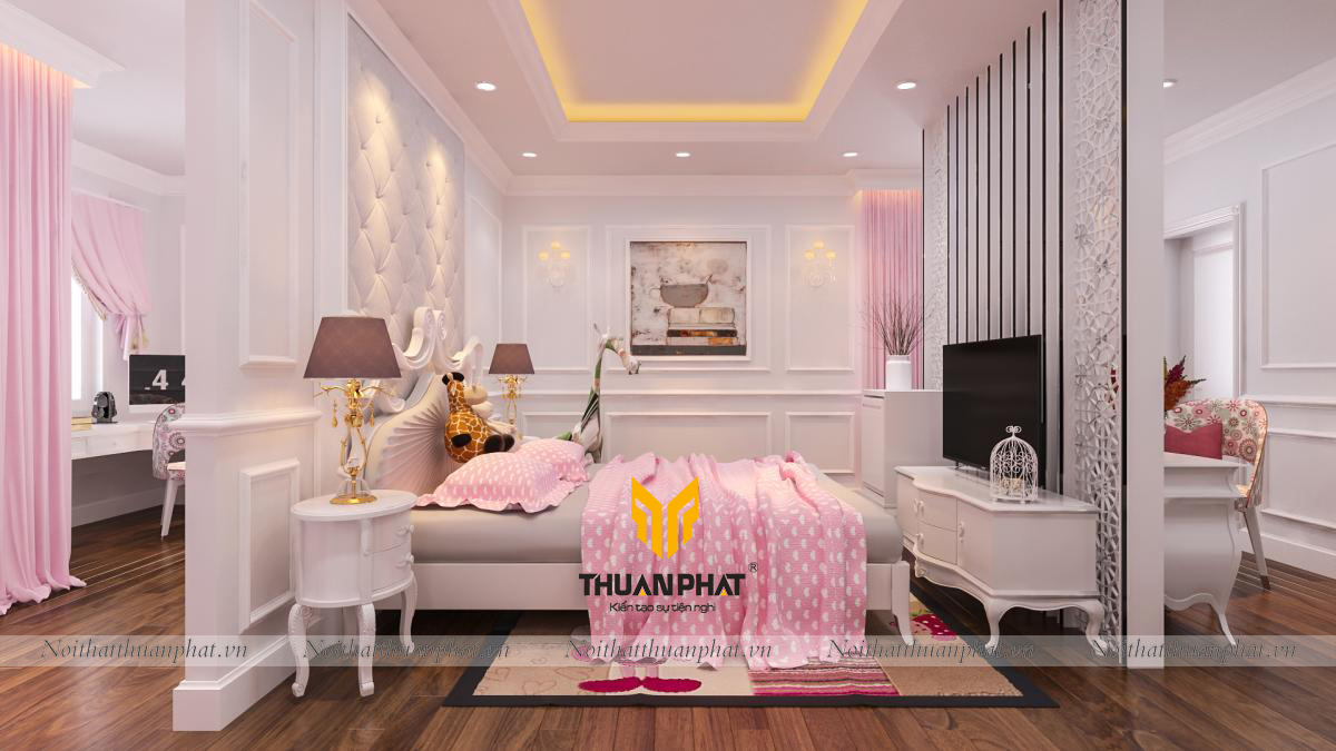 Phòng Ngủ Cho Bé Gái  PN 017