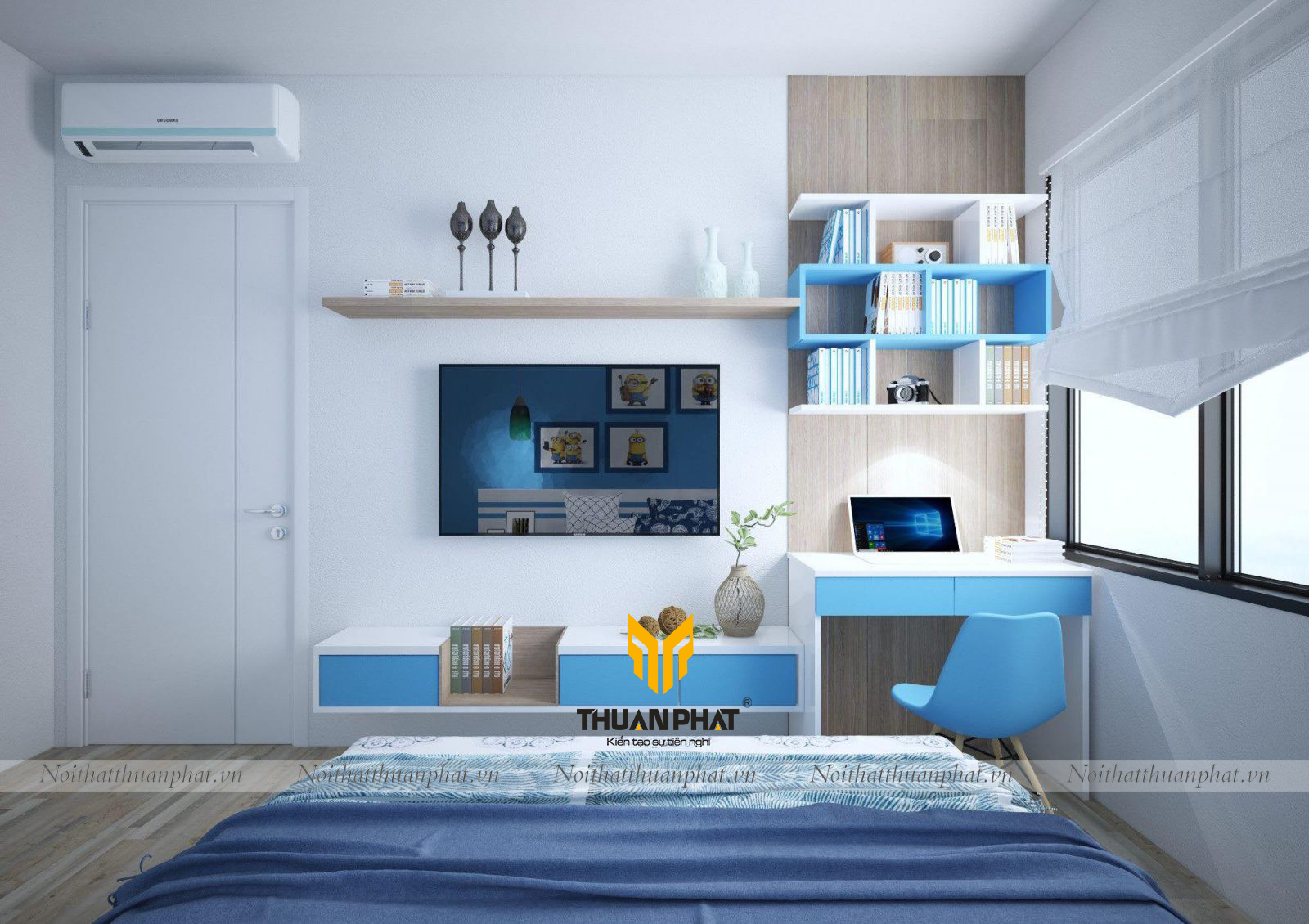 Phòng Ngủ Cho Bé Trai PN15