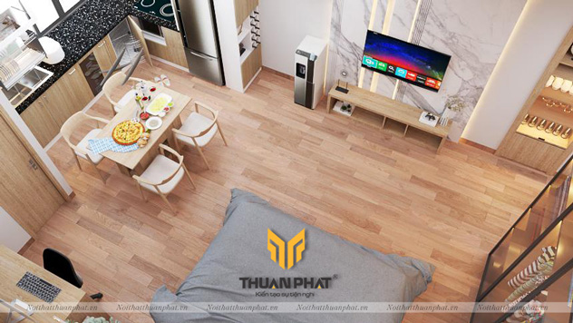 Nội thất căn hộ Studio - Lê Văn Lương