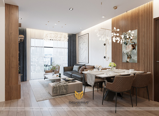 Nội thất căn hộ chung cư 3 ngủ - Chung cư Terra An Hưng