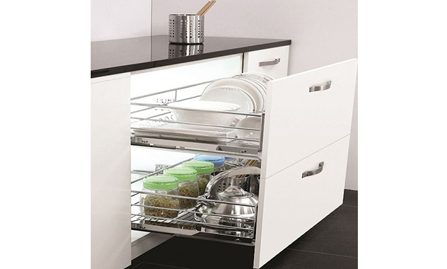 Giá  đựng bát đĩa đa năng Inox tròn mờ CS1304 - 71