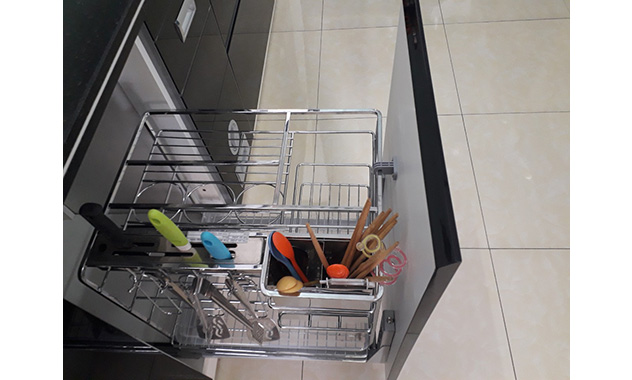 Giá dao thớt nan dẹt inox bóng ECPL.30