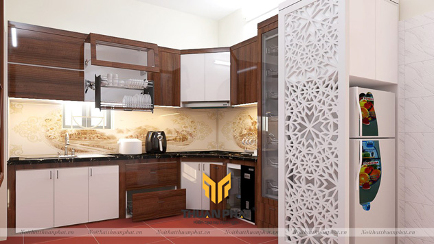 Tủ Bếp Acrylic AC116