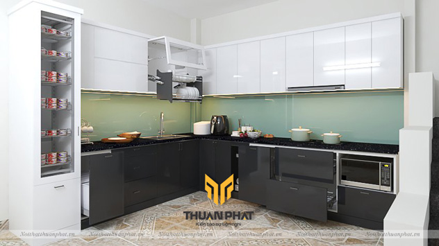 Tủ Bếp Acrylic AC122