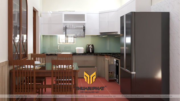 Tủ Bếp Acrylic AC123