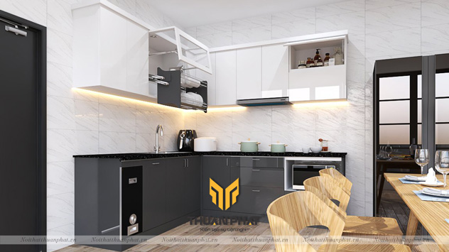 Tủ Bếp Acrylic AC132