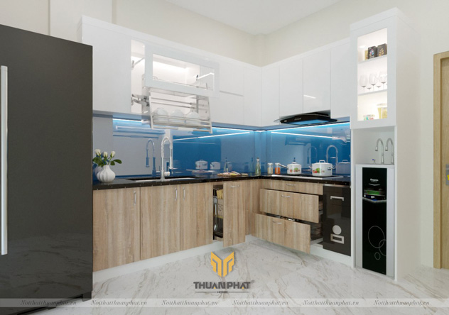 Tủ Bếp Acrylic AC167