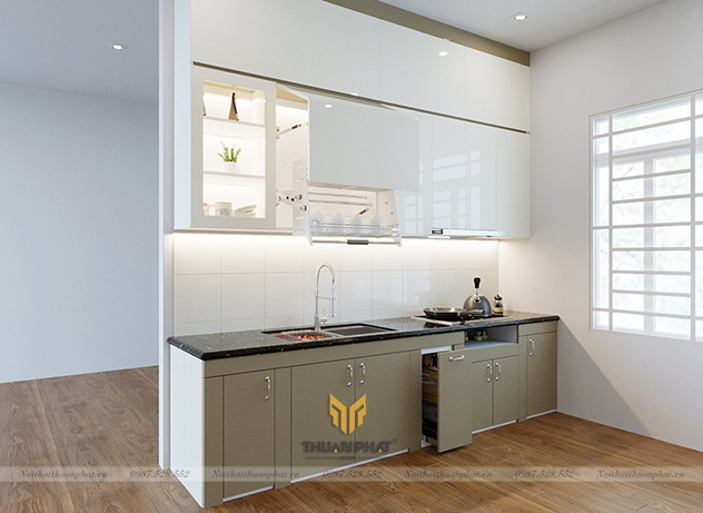 Tủ Bếp Acrylic AC191