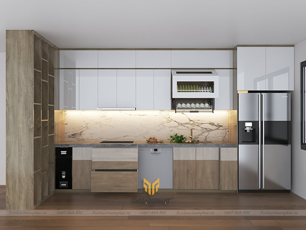 Tủ Bếp Acrylic AC208