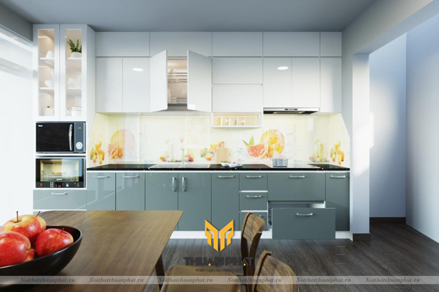 Tủ Bếp Acrylic AC56
