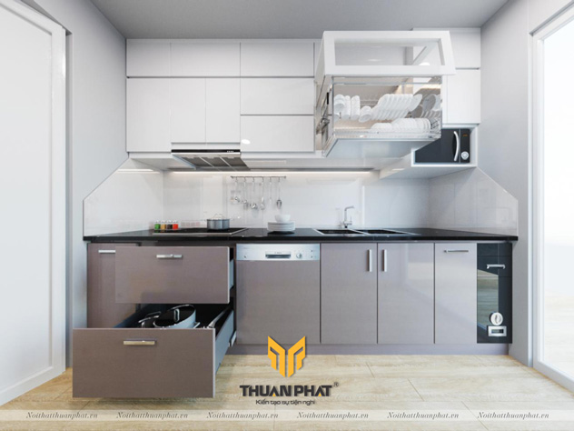 Tủ bếp Acrylic AC62