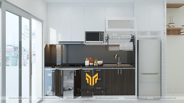 Tủ bếp Acrylic AC64