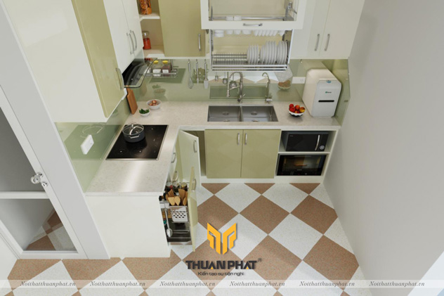 Tủ Bếp Acrylic AC73