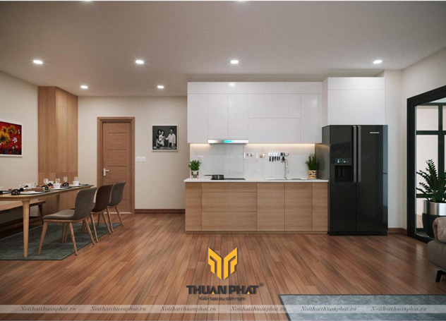 Tủ bếp Acrylic AC74