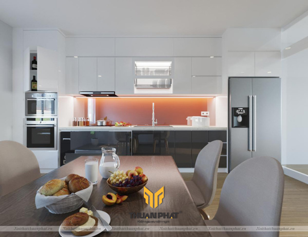 Tủ Bếp Acrylic AC84