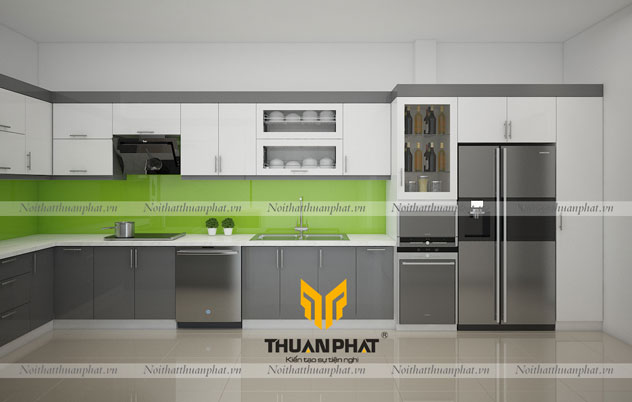 Tủ bếp Acrylic 02