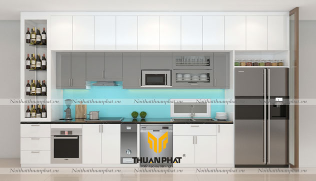 Tủ bếp Acrylic 04