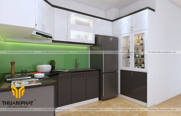 Tủ bếp Acrylic 09