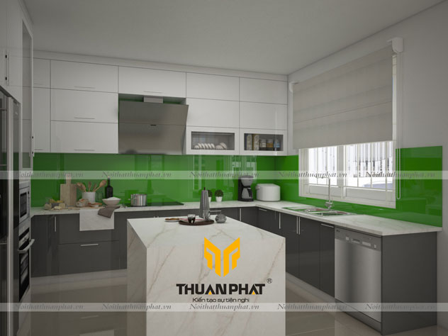 Tủ bếp Acrylic 12