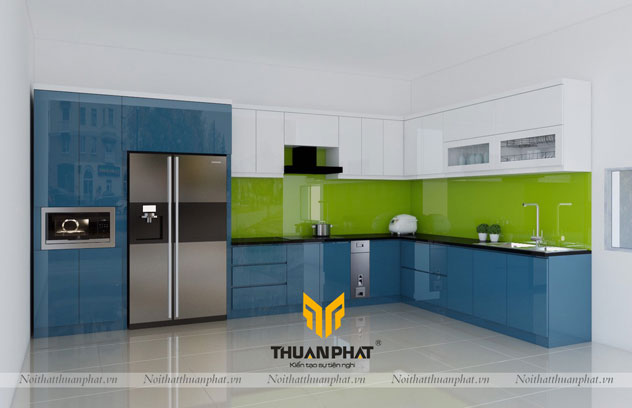 Tủ Bếp Acrylic AC34