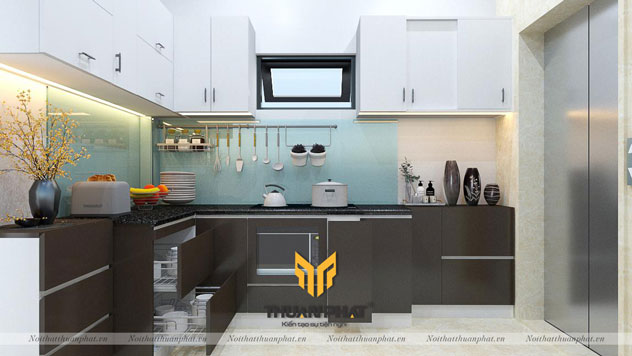 Tủ Bếp Acrylic AC37
