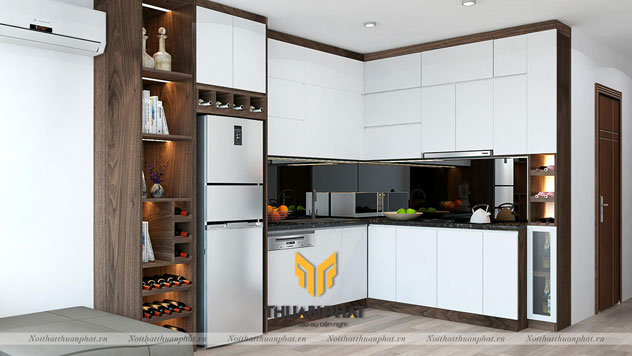 Tủ Bếp Acrylic AC38