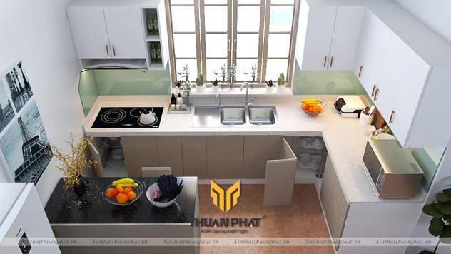 Tủ Bếp Acrylic AC41