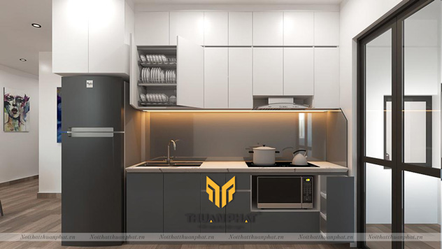 Tủ Bếp Acrylic AC42