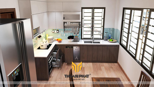 Tủ Bếp Melamine ME02