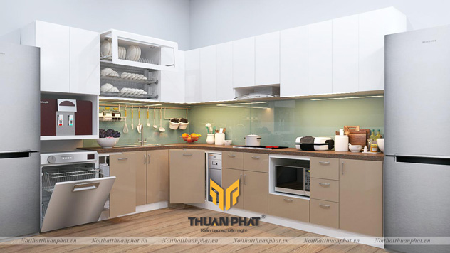 Tủ Bếp Acrylic AC46