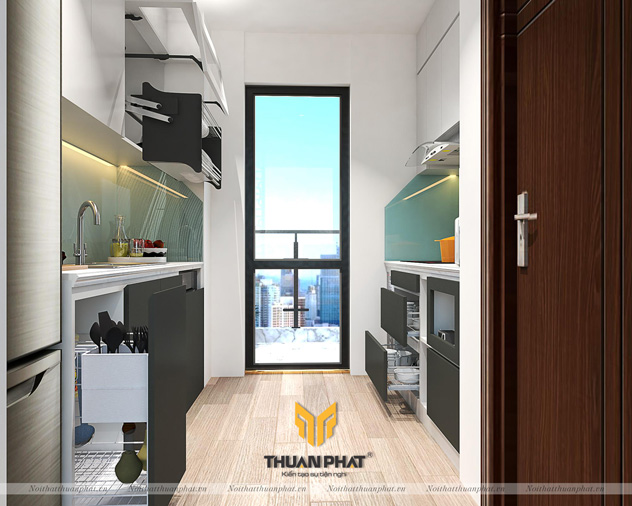 Tủ Bếp Acrylic AC49