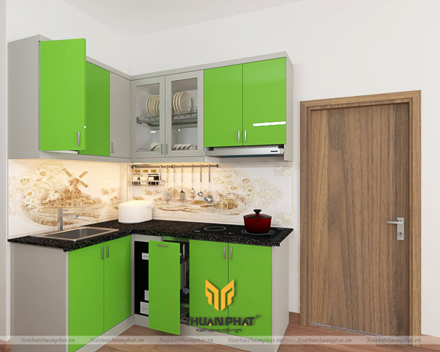 Tủ bếp inox cánh Acrylic ACI50