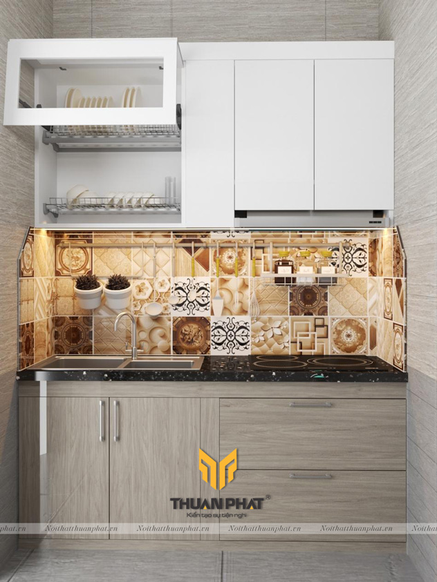 Tủ bếp Melamine ME08