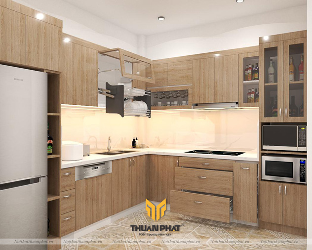 Tủ bếp Melamine ME09